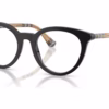 Burberry BE2429F 4161 - Black eyeglasses angle view