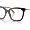 Burberry BE2430F 4161 - Black eyeglasses angle view