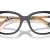 Burberry BE2430F 4161 - Black eyeglasses angle view