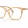 Burberry BE2430F 4167 - Beige eyeglasses angle view