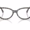 Burberry BE2431F 4166 - Check Lichen eyeglasses front view