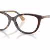 Burberry BE2431F 4216 - Dark Havana eyeglasses angle view