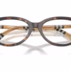 Burberry BE2431F 4216 - Dark Havana eyeglasses angle view