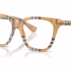 Burberry BE2438F 4163 - Check Sand eyeglasses angle view