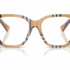 Burberry BE2438F 4163 - Check Sand eyeglasses front view