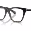 Burberry BE2438F 4200 - Grey Check eyeglasses angle view