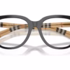 Burberry BE2439F 4161 - Black eyeglasses angle view