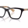 Burberry BE2440F 4161 - Black eyeglasses angle view