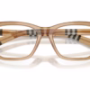 Burberry BE2440F 4164 - Beige eyeglasses angle view