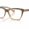 Burberry BE2440F 4201 - Check Beige eyeglasses angle view