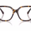 Burberry BE2443F 3002 - Dark Havana eyeglasses front view