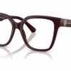 Burberry BE2443F 4204 - Bordeaux eyeglasses angle view