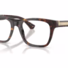 Burberry BE2445F 4205 - Dark Havana eyeglasses angle view
