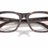 Burberry BE2445F 4205 - Dark Havana eyeglasses angle view