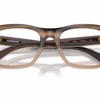 Burberry BE2445F 4207 - Striped Beige eyeglasses angle view