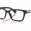 Burberry BE2453F 4205 - Dark Havana eyeglasses angle view