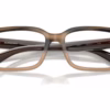 Burberry BE2453F 4207 - Striped Beige eyeglasses angle view