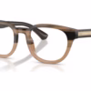 Burberry BE2454F 4207 - Striped Beige eyeglasses angle view