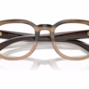 Burberry BE2454F 4207 - Striped Beige eyeglasses angle view