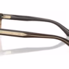 Burberry BE2454F 4207 - Striped Beige eyeglasses side view