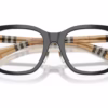 Burberry BE2455F 4161 - Black eyeglasses angle view