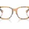 Burberry BE2455F 4163 - Check Sand eyeglasses front view