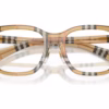 Burberry BE2455F 4163 - Check Sand eyeglasses angle view