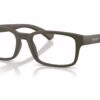 Burberry BE2463U 4263 - Matte Green eyeglasses angle view