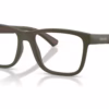 Burberry BE2464U 4263 - Matte Green eyeglasses angle view