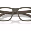 Burberry BE2464U 4263 - Matte Green eyeglasses angle view