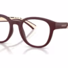 Burberry BE2465U 4262 - Matte Bordeaux eyeglasses angle view