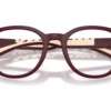 Burberry BE2465U 4262 - Matte Bordeaux eyeglasses angle view