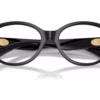 Burberry BE2466 3001 - Black eyeglasses angle view