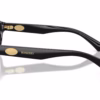 Burberry BE2466 3001 - Black eyeglasses side view
