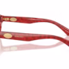 Burberry BE2466 4257 - Bordeaux Havana eyeglasses side view