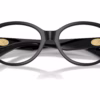 Burberry BE2466F 3001 - Black eyeglasses angle view