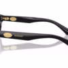 Burberry BE2466F 3001 - Black eyeglasses side view