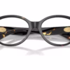 Burberry BE2466F 4106 - Yellow Havana eyeglasses angle view