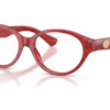 Burberry BE2466F 4257 - Bordeaux Havana eyeglasses angle view