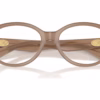 Burberry BE2466F 4258 - Beige eyeglasses angle view