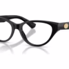 Burberry BE2467 3001 - Black eyeglasses angle view