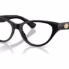 Burberry BE2467F 3001 - Black eyeglasses angle view