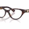 Burberry BE2467F 3002 - Dark Havana eyeglasses angle view