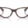 Burberry BE2467F 3002 - Dark Havana eyeglasses front view