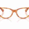 Burberry BE2467F 4256 - Light Havana eyeglasses front view