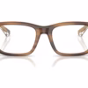 Burberry BE2469 4253 - Striped Brown eyeglasses front view