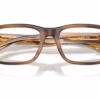Burberry BE2469 4253 - Striped Brown eyeglasses angle view