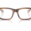 Burberry BE2469F 4253 - Striped Brown eyeglasses front view