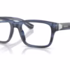 Burberry BE2469F 4255 - Striped Blue eyeglasses angle view