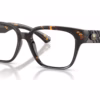 Burberry BE2471U 4106 - Yellow Havana eyeglasses angle view